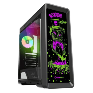 CASE - CHASIS DE PC GAMEMAX GAMING ROCKSTAR 2 +CONTROLADOR RBG 18 MODOS SIN FUENTE