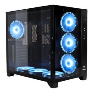 CASE GAMER INFINYTEK FULL TOWER SUPER ATX ANGEL WARRIOR (DRAGON FIRE) BLACK 7 VENTILADOR ARGB