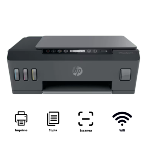 IMPRESORA HP 515 MULTIFUNCION CON SISTEMA DE TINTA CONTINUA WIFI/WINDOWS