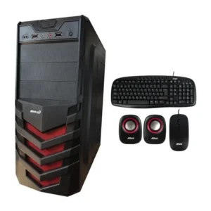 CASE COMBO ALTEK-4200 RED TECLADO MOUSE Y PARLANTES