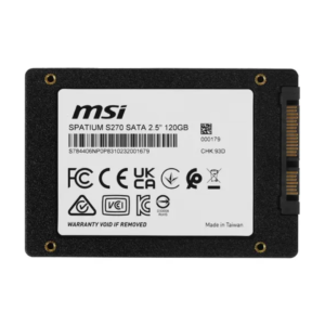 DISCO SOLIDO 120GB MSI SPATIUM S270 SATA 2.5”