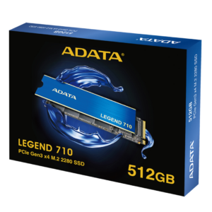 DISCO SOLIDO 512GB ADATA LEGEND 710 PCIE GEN3 X4 M.2 PCIe NVMe 1.3 2280 - ALEG-710-512GCS