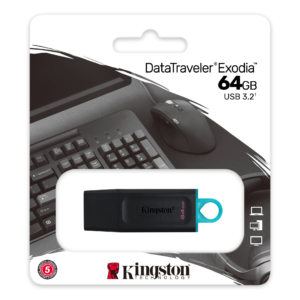 FLASH MEMORY 64GB KINGSTON DTX/64GB EXODIA USB 3.2