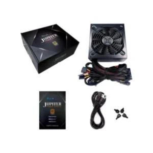 FUENTE DE PODER *CERTIFICADA* JUPITER 800W *BRONCE 80 PLUS* ACTIVE PFC AX BLACK