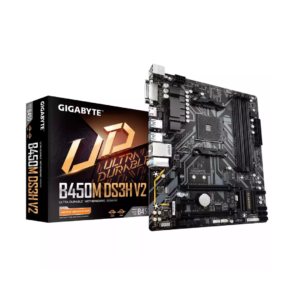 MAINBOARD PC GIGABYTE B450M-DS3H V2 AMD (SOCKET AM4) COMPATIBLE CON RYZEN 4600G DDR4 HDMI PCI-EX16 - 889523024393