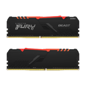 MEMORIA RAM DDR4 DIMM 16GB PC 3200 KINGSTON FURY BEAST RGB PN-KF432C16BBA/16