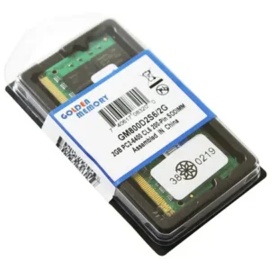 MEMORIA RAM DDR2 SO-DIMM 2GB PC800 GOLDEN LAPTOP GM800D2S6/2G