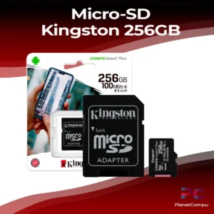 MEMORIA MICRO SD 256GB KINGSTON CLAS10 CANVAS CON ADAPTADOR