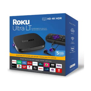 TV BOX ROKU ULTRA LT HD/4K/HDR/HDMI/MICRO SD/WIFI/RJ45/ CONTROL REMOTO