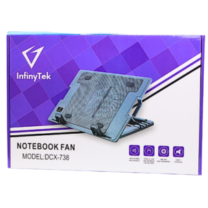 VENTILADOR PARA LAPTOP INFINYTEK DCX-738 1FAN 4 NIVELES