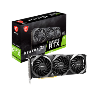TARJETA DE VIDEO 12GB MSI GEFORCE RTX 3060 VENTUS 3X OC GDDR6 192BIT - 912-V397-673