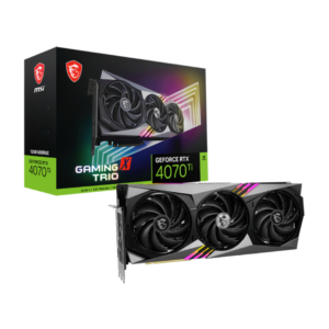 TARJETA DE VIDEO 12GB MSI RTX 4070 Ti GAMING X3 TRIO 912-V513-008 - 824142306451